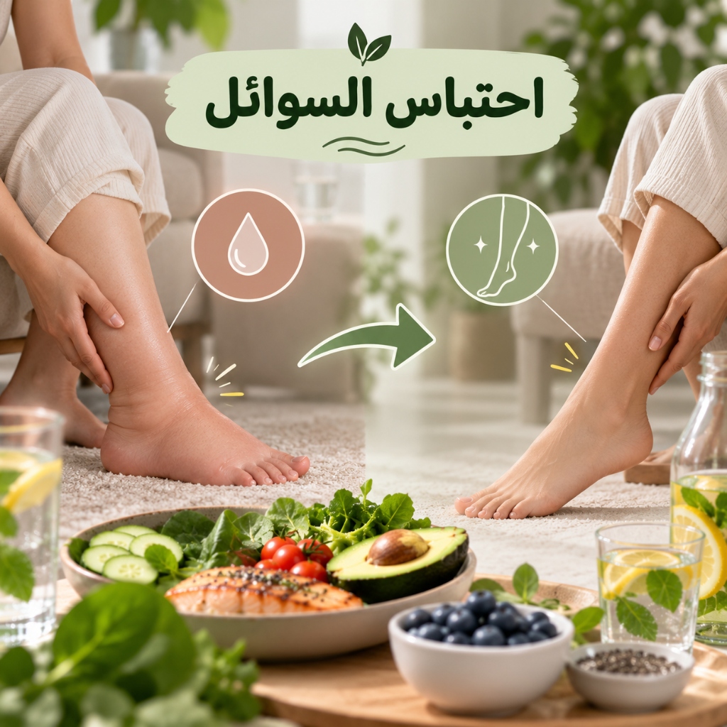 احتباس السوائل — تغذية تساعدك على تقليل الانتفاخ والشعور بالخفة